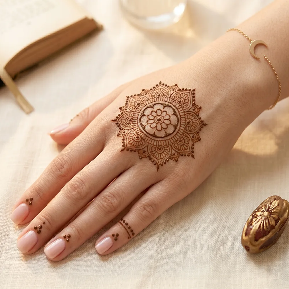 Bridal-Inspired Simple Mehendi